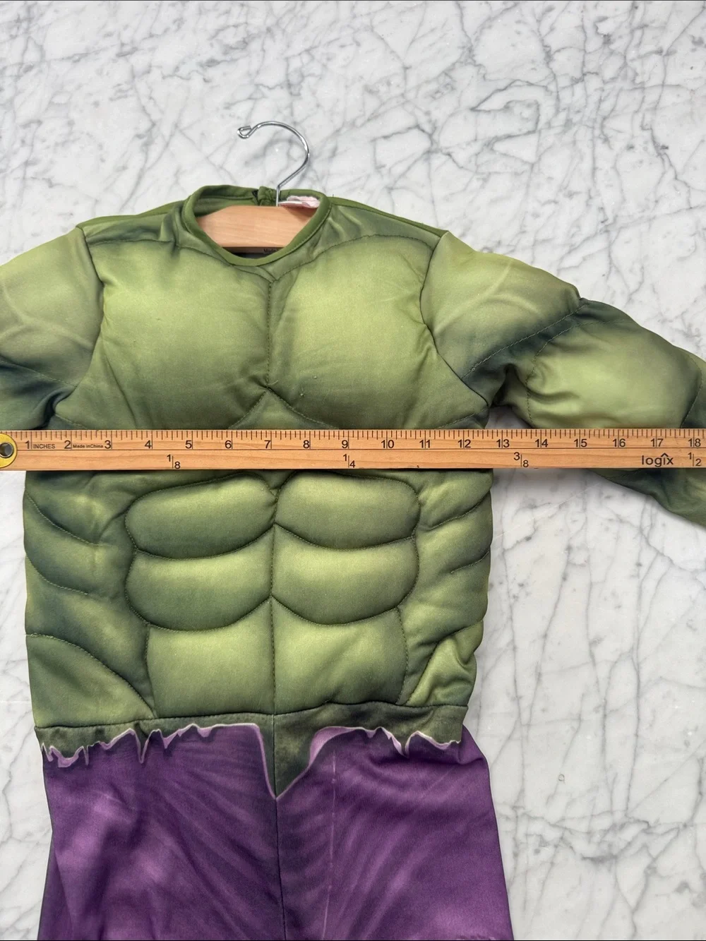 Marvel The Hulk Muscled Superhero Kids Costume Youth Small 4-6Y - Picture 3 of 7